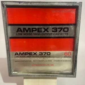 Arte em fita virgem AMPEX 370