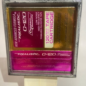 Realistische C-120 blanco tape-art