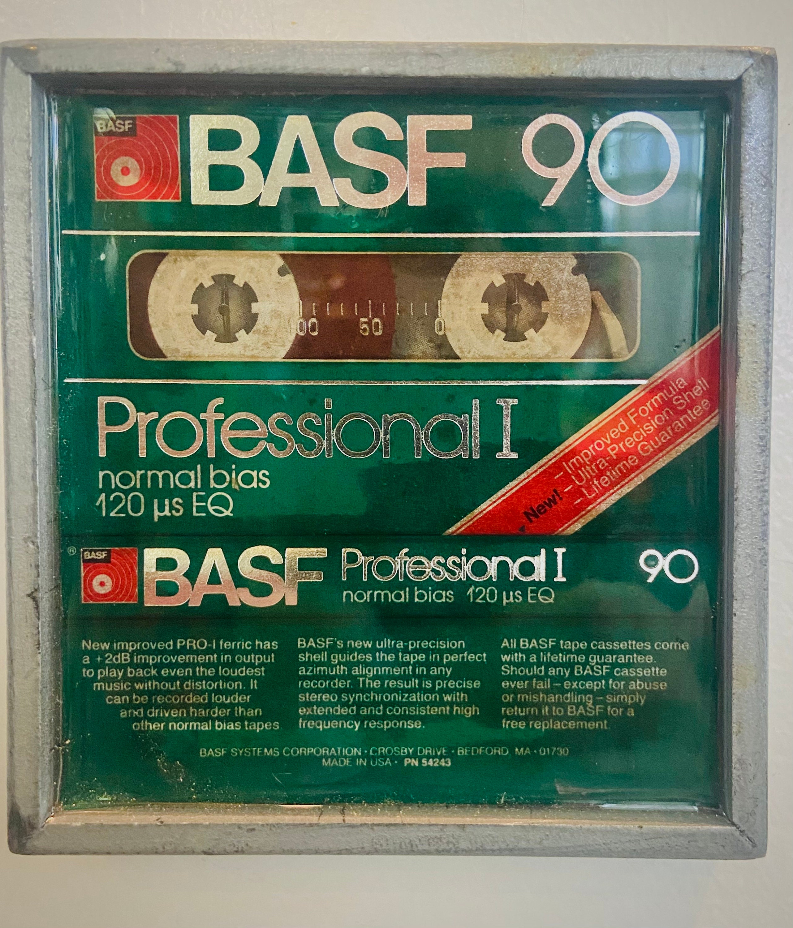 BASF社製 カセットテープ ５本セット【ヴィンテージ】 カセットテープ