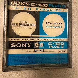 Arte em fita em branco de alta fidelidade da Sony