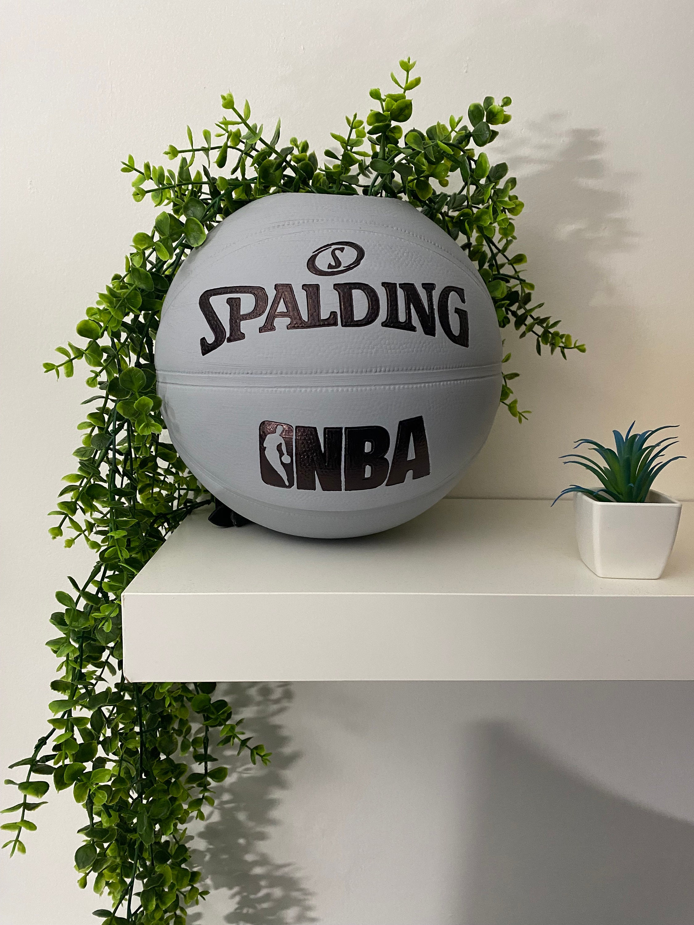 Basketball Flower Pot Etsy