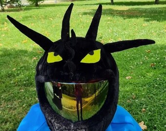 Toothless Motorcycle Accessory, Motorcycle Helmet Accesory, Helmet Cover, Helmet Decoration, Motorcycle Decoration