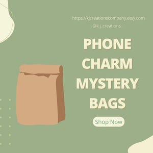 Phone Charms Mystery Grab Bags Beaded Freebies Included Mystery Box Phone Accessories Blind Box Beaded Jewelry Read Item Description