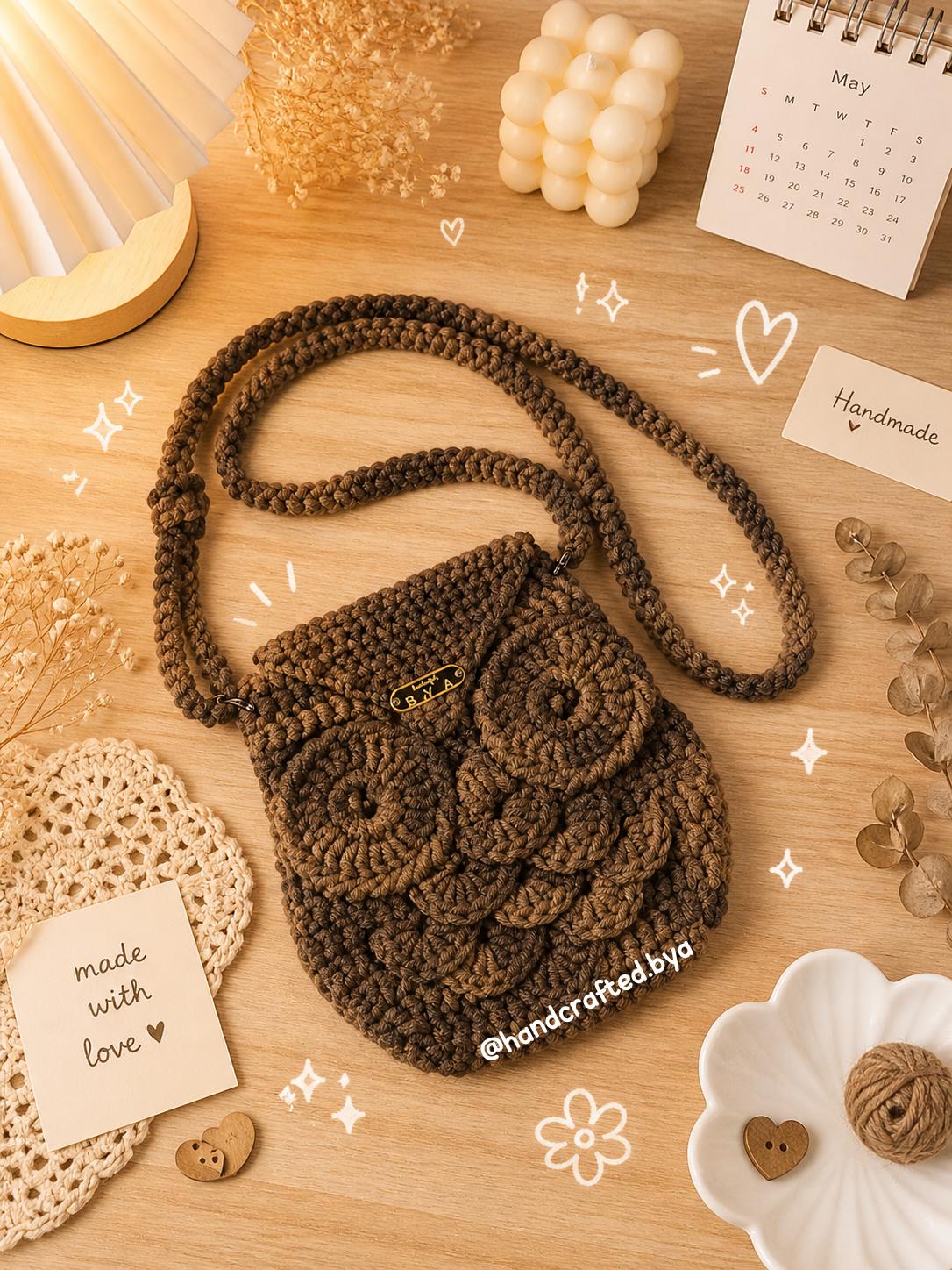 Handmade Crochet Owl Bag | Cottagecore Boho Shoulder Purse, Woodland Accessory
