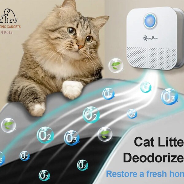 Smart Cat Odor Purifier For Cat Litter Box Deodorizer Pet Toilet Air Purifier Dog Cat Litter Deodorant