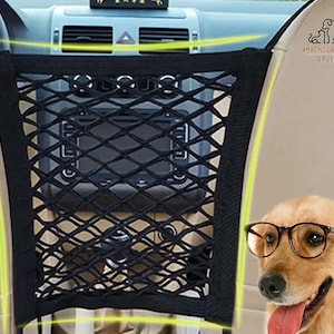 1pc Geometric Print Pet Car Seat Basket For Dog And Cat For Travel
