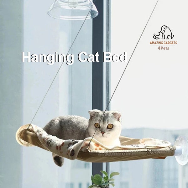 Hanging Cat Bed Pet Window Hammock Aerial Cats Bed House Kitten Climbing