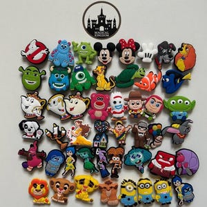 Disney Character Style Croc Charms, Shoe Charms, bracelet charms