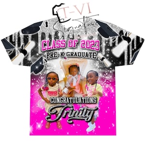 Custom/ Personalized 3D all over shirts (front) Graduation 6