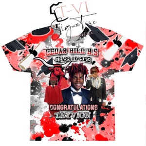 Custom/ Personalized 3D all over shirts (front) Graduation 1