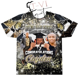 Custom/ Personalized 3D all over shirts (front) Graduation 8