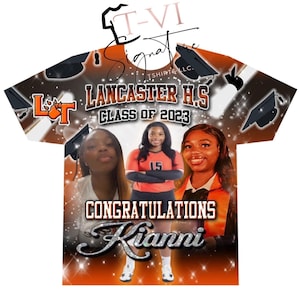Custom/ Personalized 3D all over shirts (front) Graduation 9