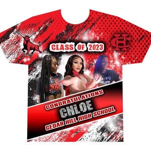 Custom/ Personalized 3D all over shirts (front) Graduation 5