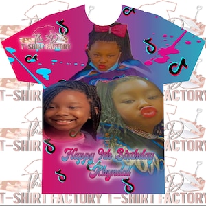 Tik Tok Birthday Customized All Over 3D Shirt
