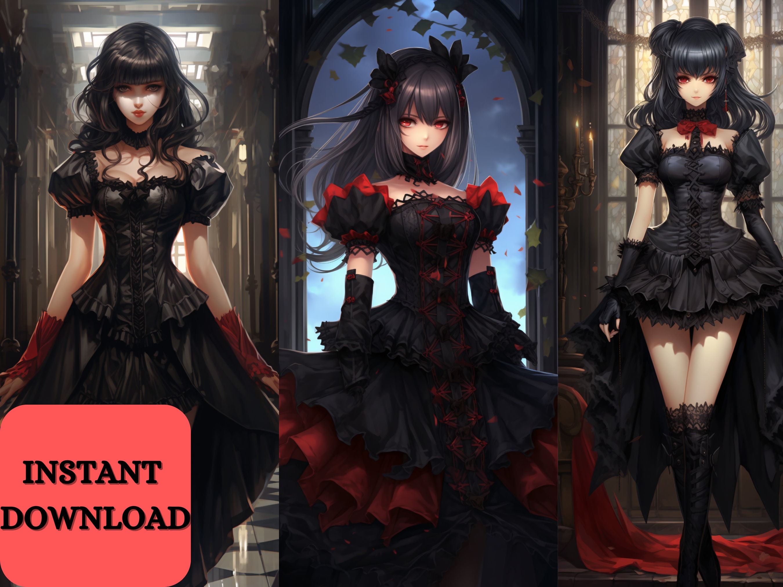 43 Gothic Anime Wallpapers HD 4K 5K for PC and Mobile  Download free  images for iPhone Android