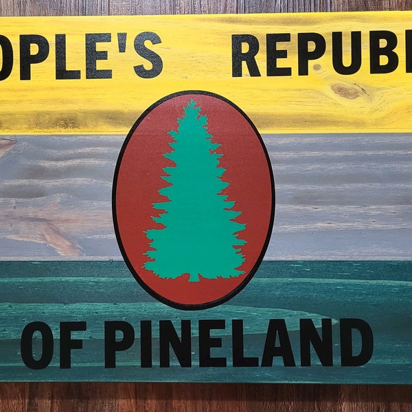 Pineland Flag Art Etsy