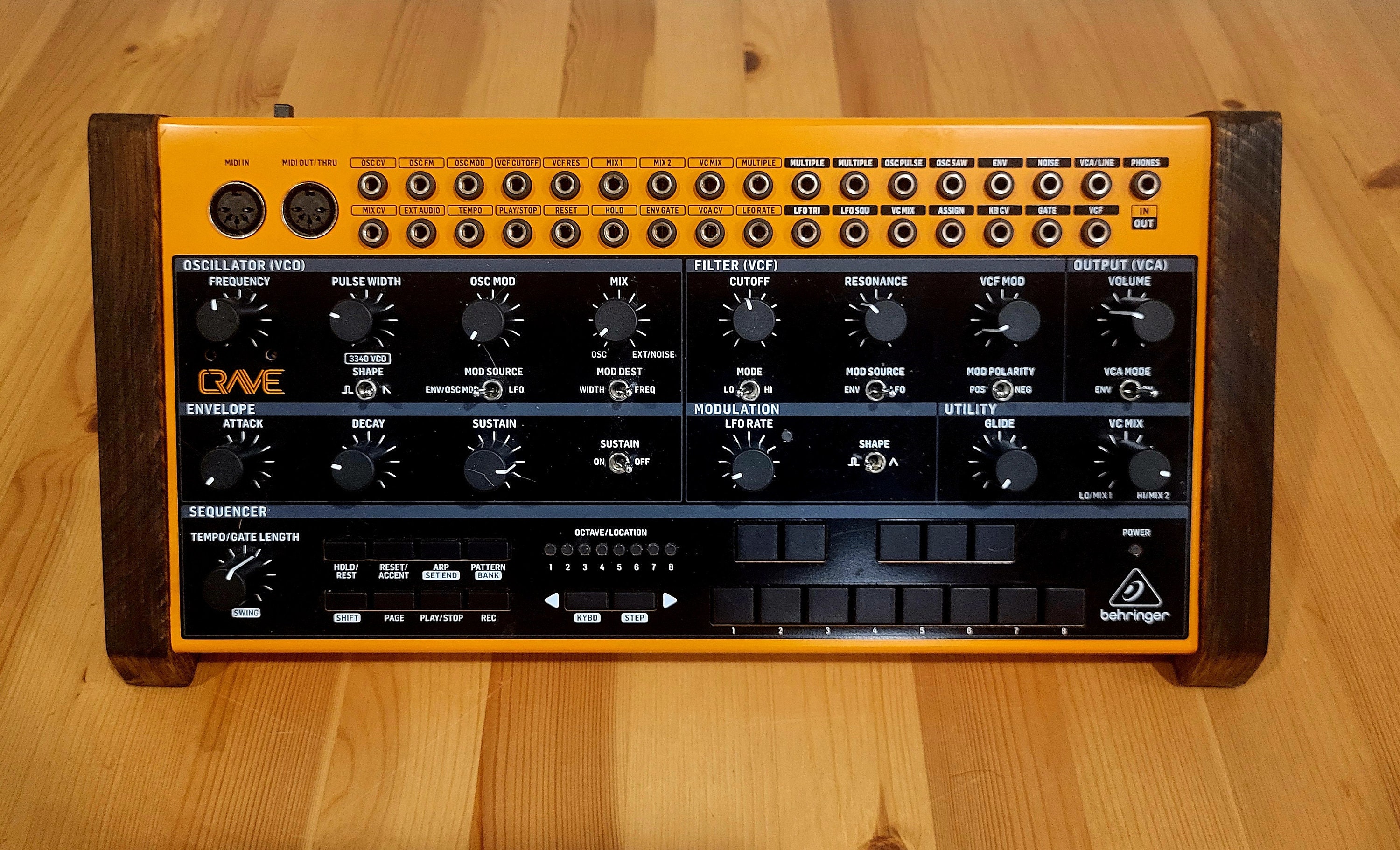 Custom Handmade Behringer Crave Wood Side Panels - Etsy
