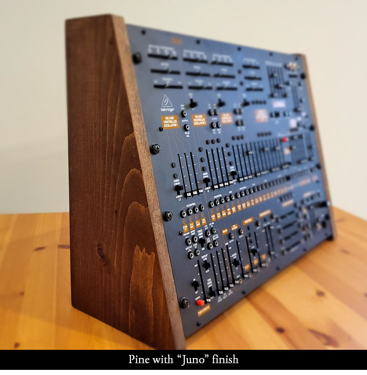 Custom Handmade Wooden Side Panels for Behringer 2600 or 8U Rack