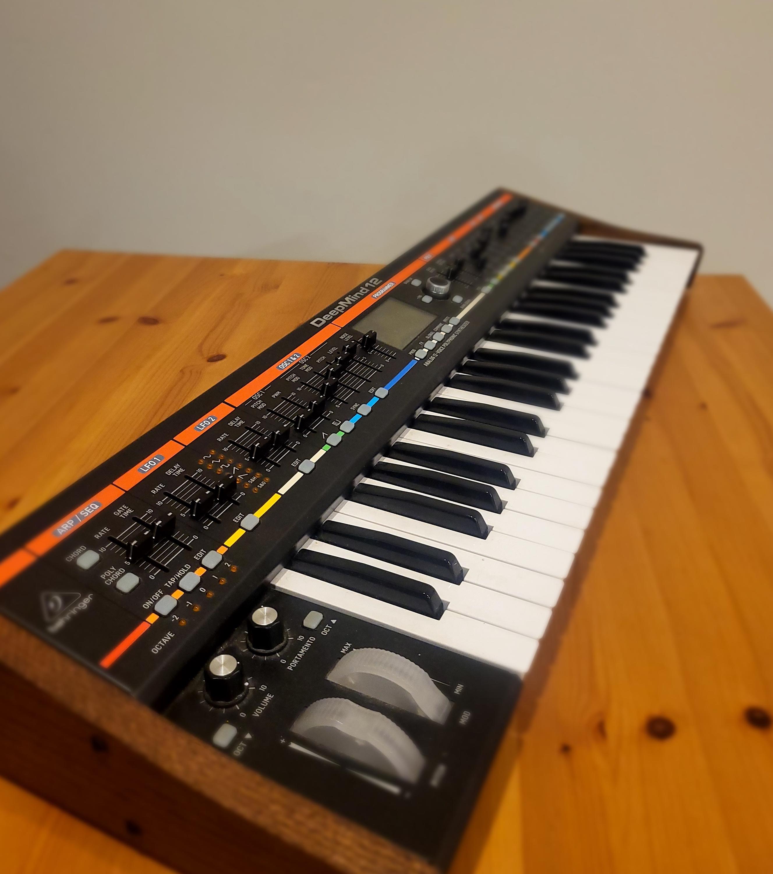 Custom Decals for the Behringer Deepmind 12, Deepmind 6, or