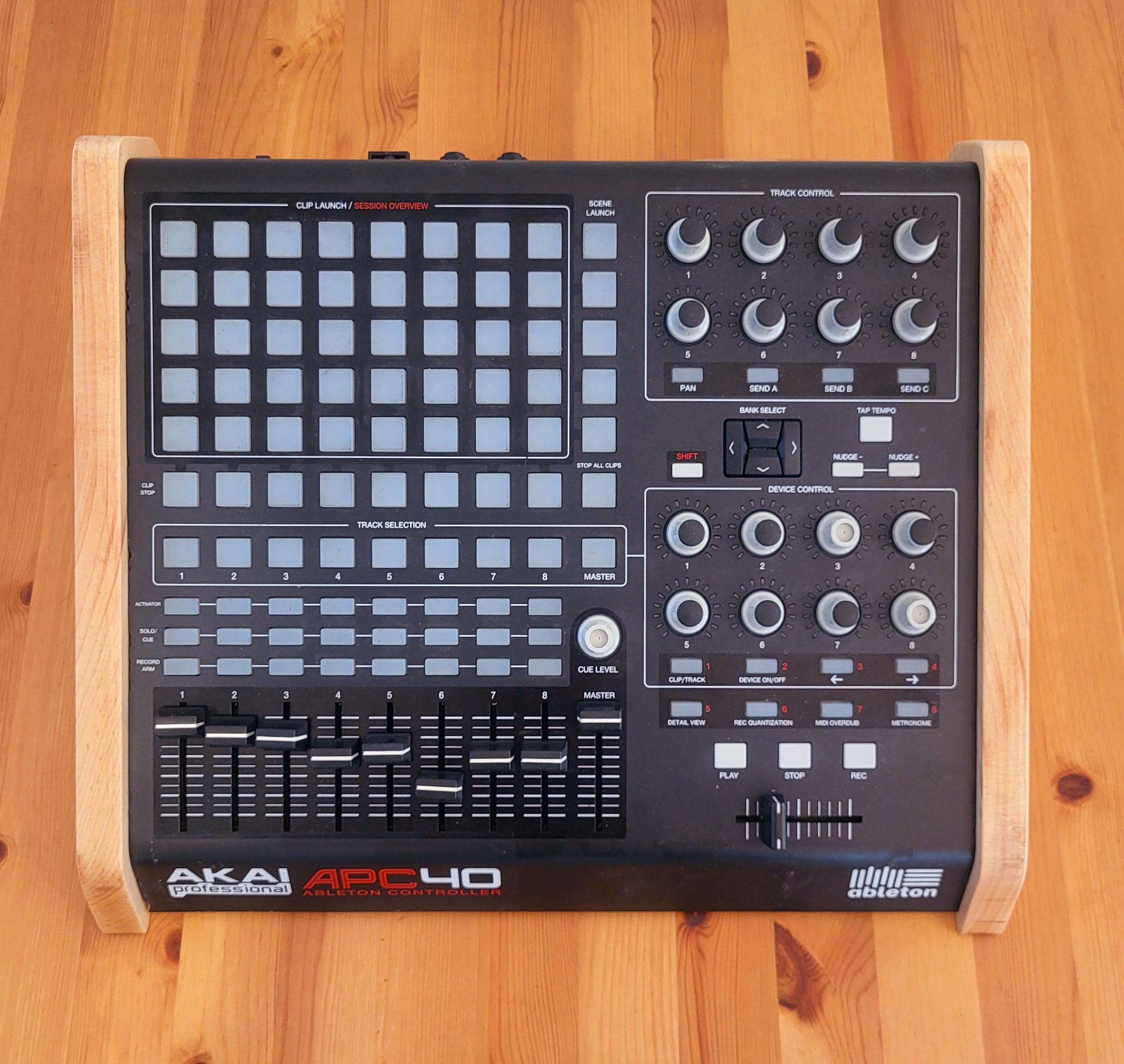 Custom Handmade Wood Side Panels for Akai APC40 Ableton Live