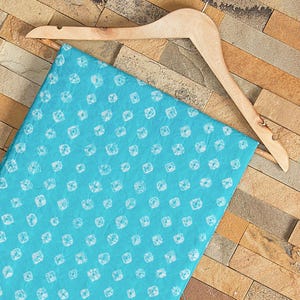 Baumwolle Shibori Stoff für Frauen kleiden Stoff 100% Indian reiner Baumwolle Nähen Stoff Natürliche Farbe Damenbekleidung Stoff