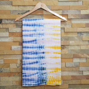 Shibori Tie Dye Cotton Sewing Fabric, Voile Cotton Fabric, Fabric for Dressmaking Summer Cloth Soft Fabric by the Yard