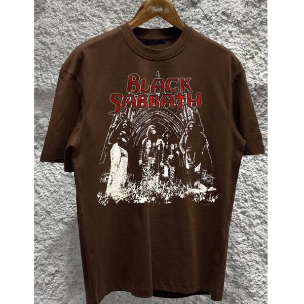 Black Sabbath - Mens Logo T-Shirt in Black, Medium, Black