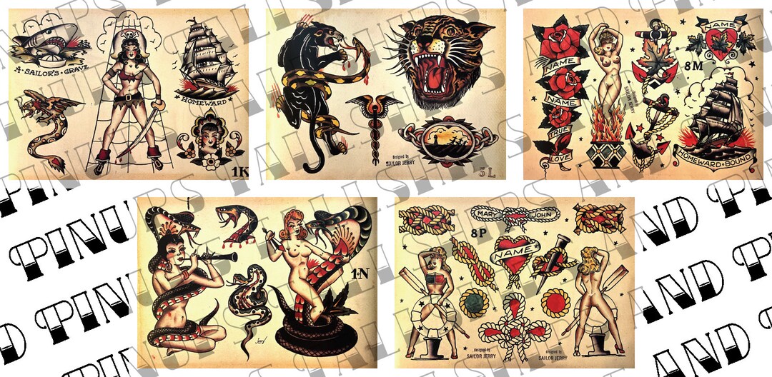 Sailor Jerry Tattoo Flash Volume 1 — Bakezori Books