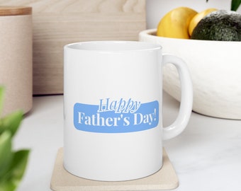 Ceramic Mug 11oz Father Day personalized with your photos