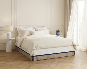 Grembiule da comodino, decorazione per la casa, fatto a mano, dimensioni personalizzabili, disponibili in vari colori.