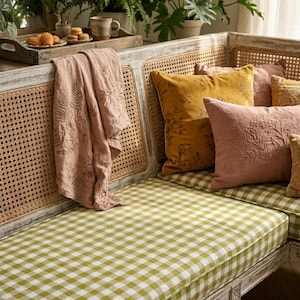 Cojín para banco de 7,6 cm (3 pulgadas), cojines personalizados de diferentes tamaños, cojín para banco de cocina, cojín para decoración del hogar.