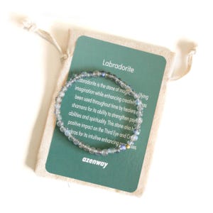 Labradorite Bracelet | Gold Filled Accent