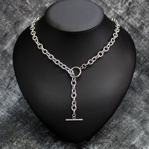 linyutech Necklaces for Women Multi-Layer Punk Chunky Chain Necklace,  Women's Necklace Dragon Pendan…See more linyutech Necklaces for Women