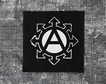 Punk Patches, Punk Patch, Sew On Patch, Patches for Jackets, Jacket Patches, Canvas Patch, Patches for Punk Jacket, Patches, Anarchy Patches