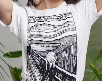 The Screme T-Shirt – Symbolischer Minimalismus auf Bella + Canvas 3001