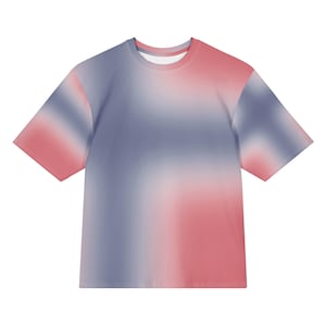 Norway Flag All-Over Print Oversized T-Shirt, Nordic Streetwear Tee