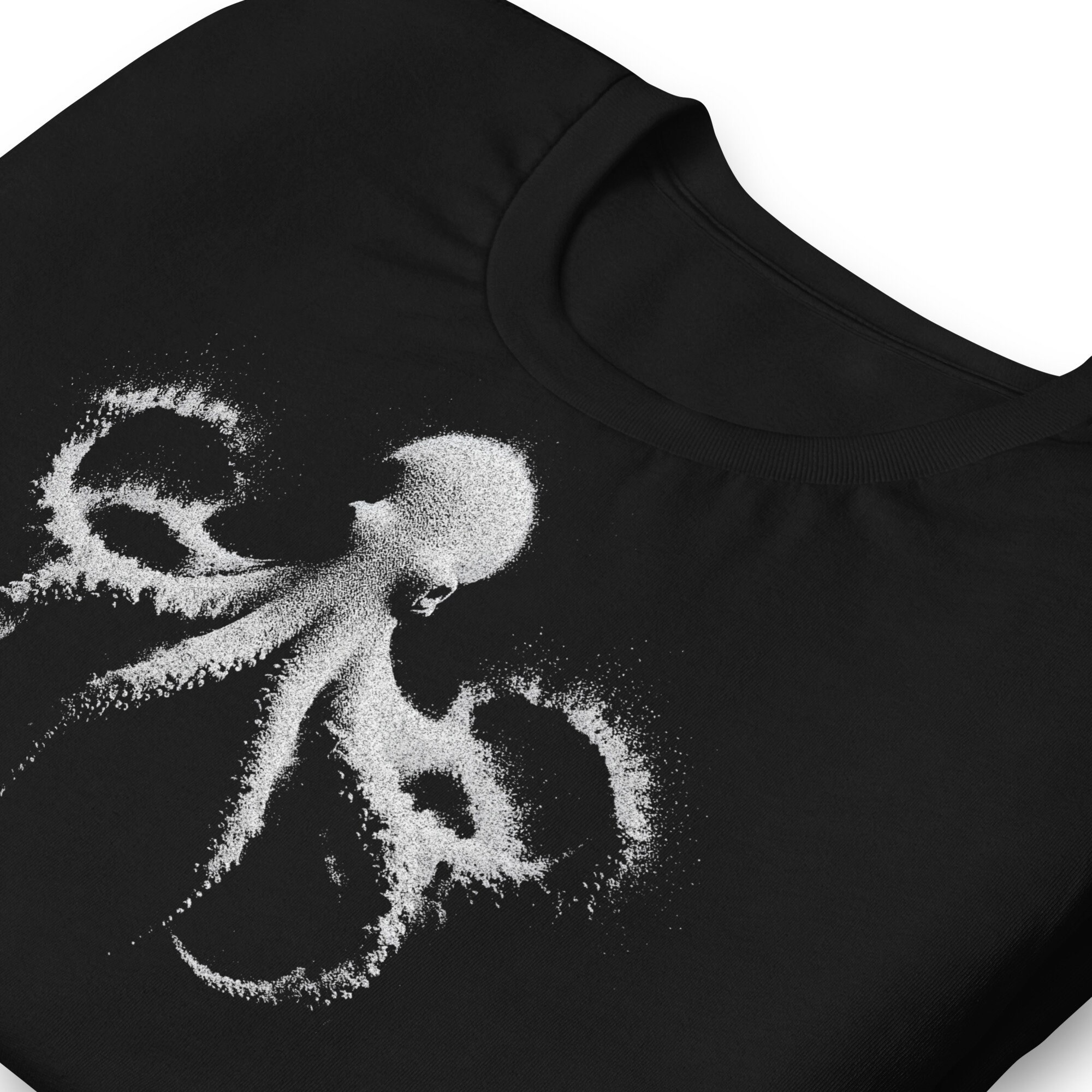 White Background Octopus Print Home Long-sleeved Two-piece Set