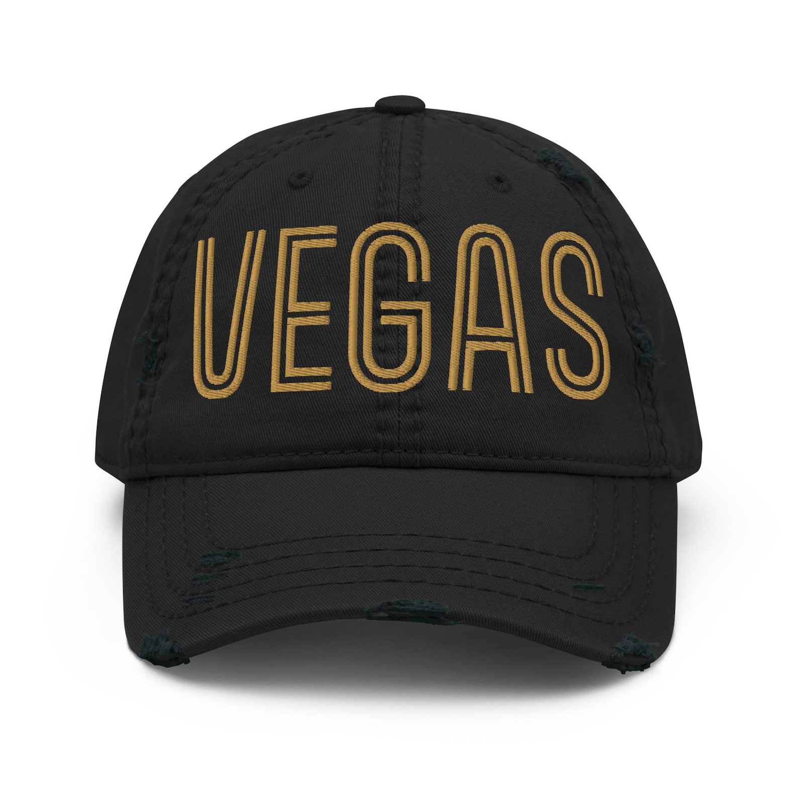 Vegas Distressed Dad Hat
