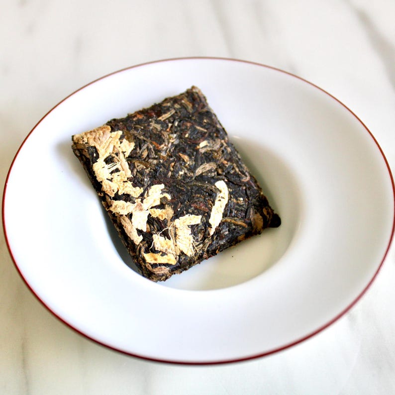 Small Square Piece Tea/ Rose Black Tea/ Pu-erh Ripe Tea/ Ginger Black ...