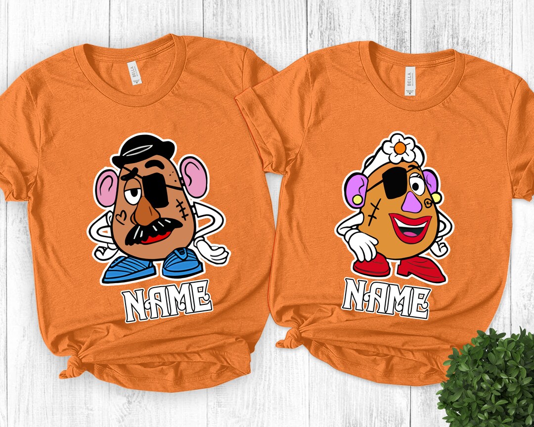 Mr Potato and Mrs Potato Head Shirt Custom Couple Shirt Fall - Etsy