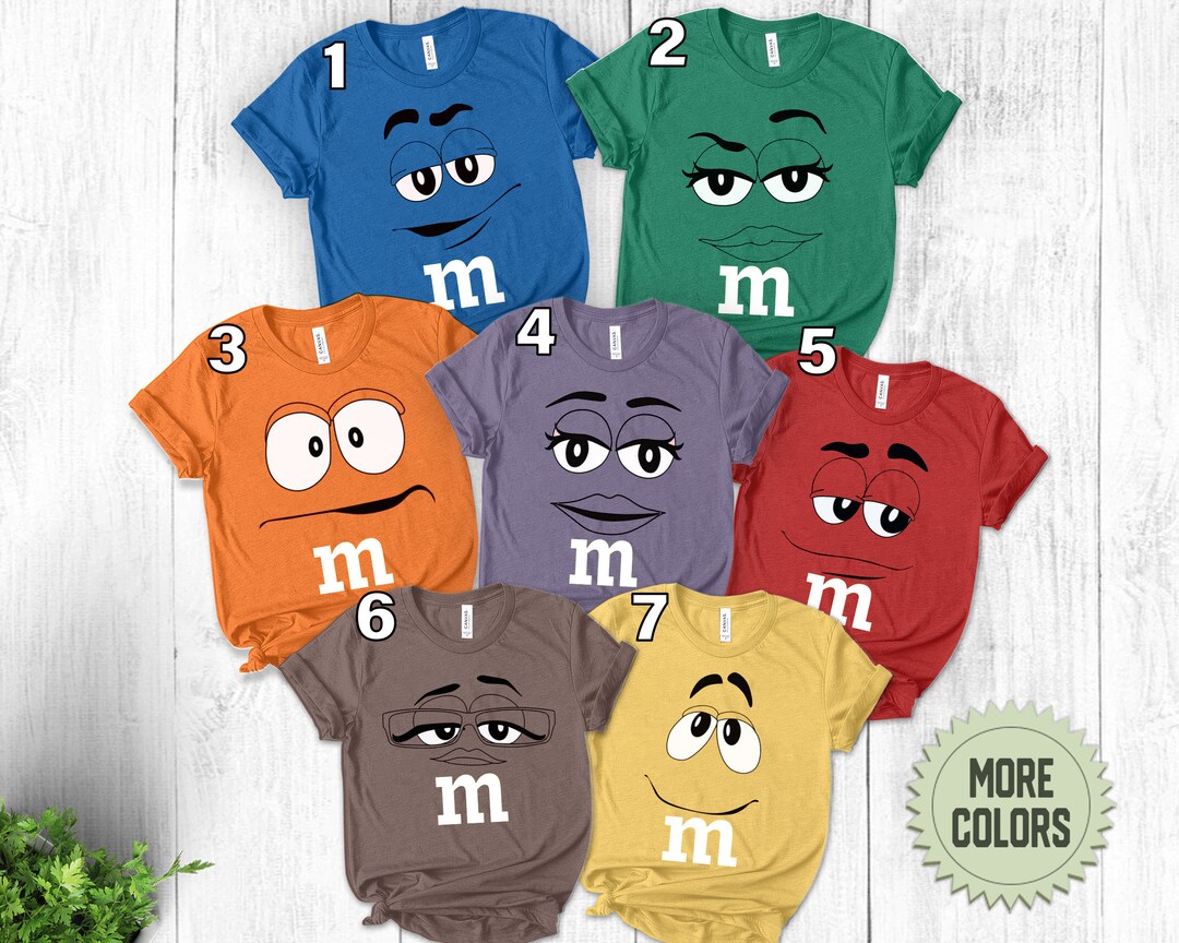 Halloween Costume Group Shirt M and M Costume Family Etsy