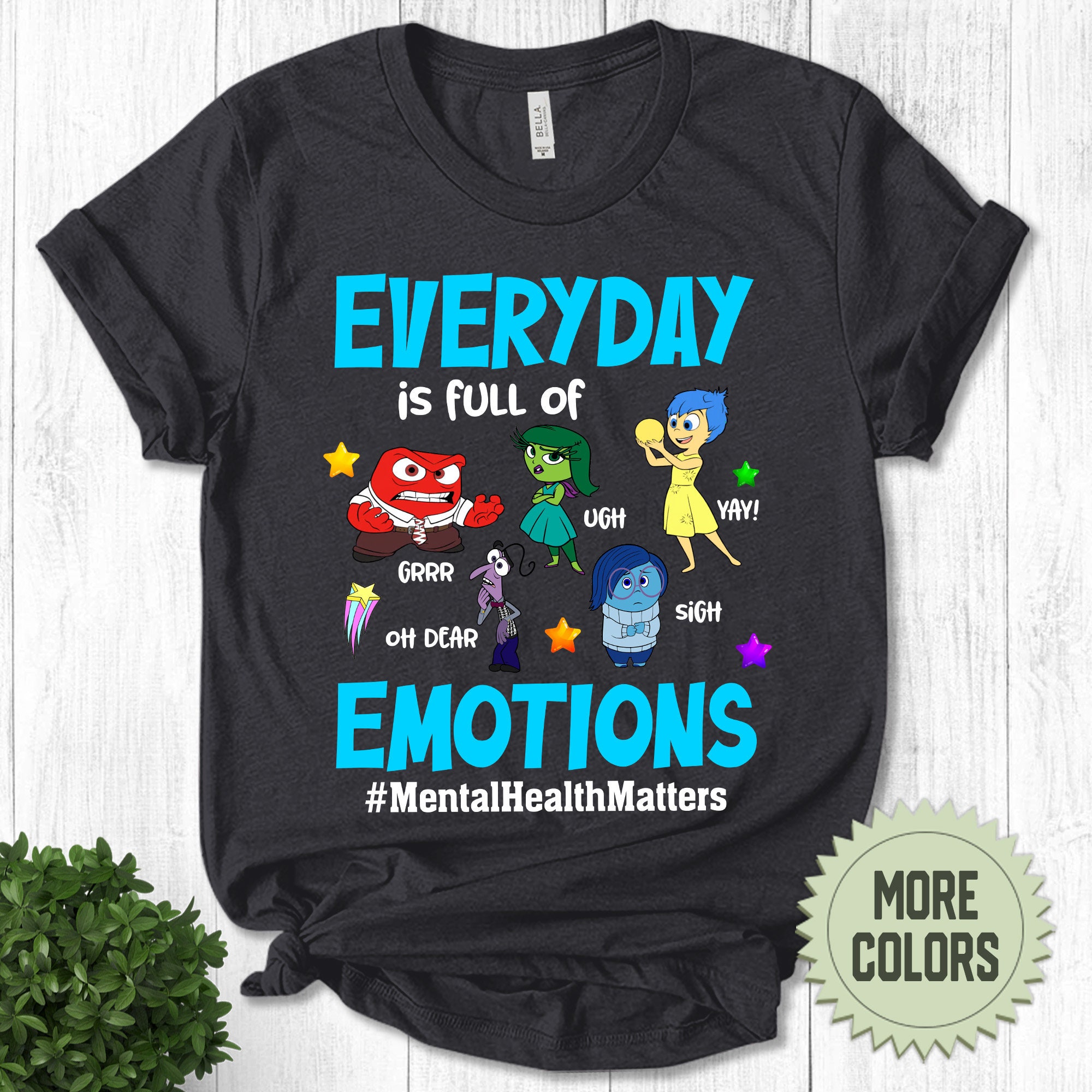 Disney Inside Out Anger Face Graphic T-Shirt – Teepital – Everyday