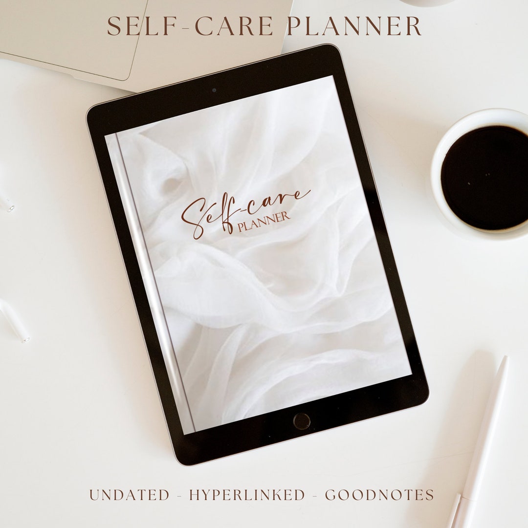 Digital Self Care Planner Undated Yearly Monthly Daily Planner iPad ...