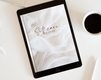 Digital Self Care Planner Undatiert Jährlich Monatlich Tagesplaner iPad GoodNotes Wellness Planer Mentale Gesundheit Mindfulness Healing Self Love