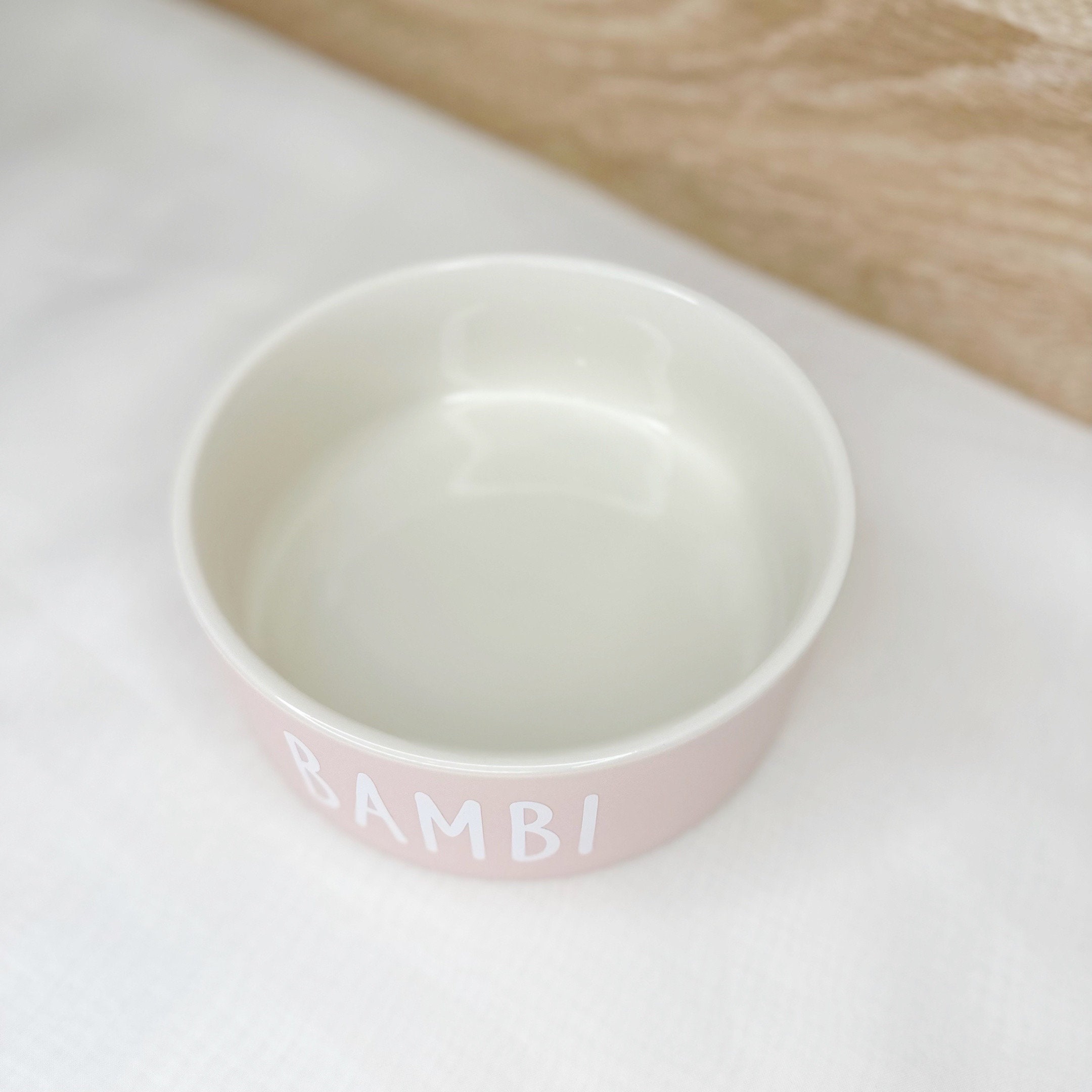 Custom Pet Bowl, Rabbit Bowl,bunny Feeder, Ceramic Pet Bowl