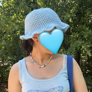 Crochet bucket hat Multicolored bucket hat Handmade bucket hats crochet summer hat Trendy bucket hats