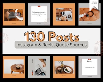 Tech Social Media Templates: Editable Instagram & Facebook Reels (Digital Download)