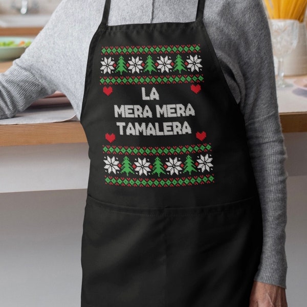 La Mera Mera Tamalera Ugly Sweater PNG ONLY