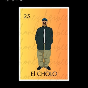 Loteria Cholo, El Cholo PNG