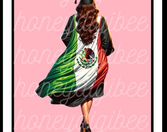 Loteria Graduation, La Graduada Latina Graduation PNG